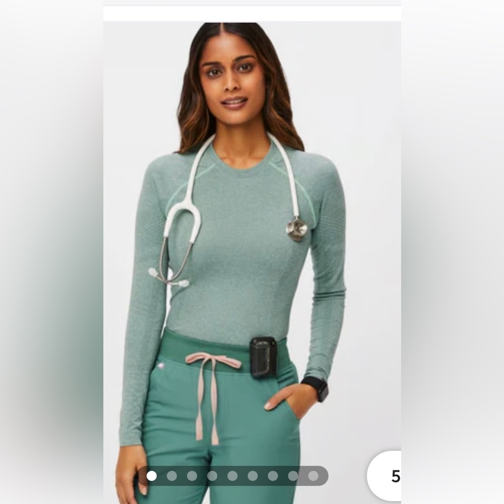 Eucalyptus under scrub shirt